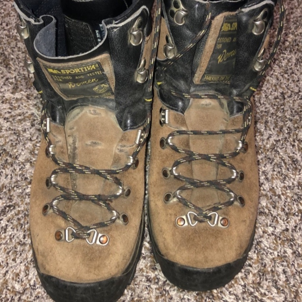 La Sportiva Brown Lace Up Boots